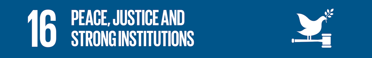 SDG 16. Peace, Justice and Strong Institutions