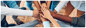 Image of people's hands 
