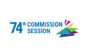 Banner for 74th session